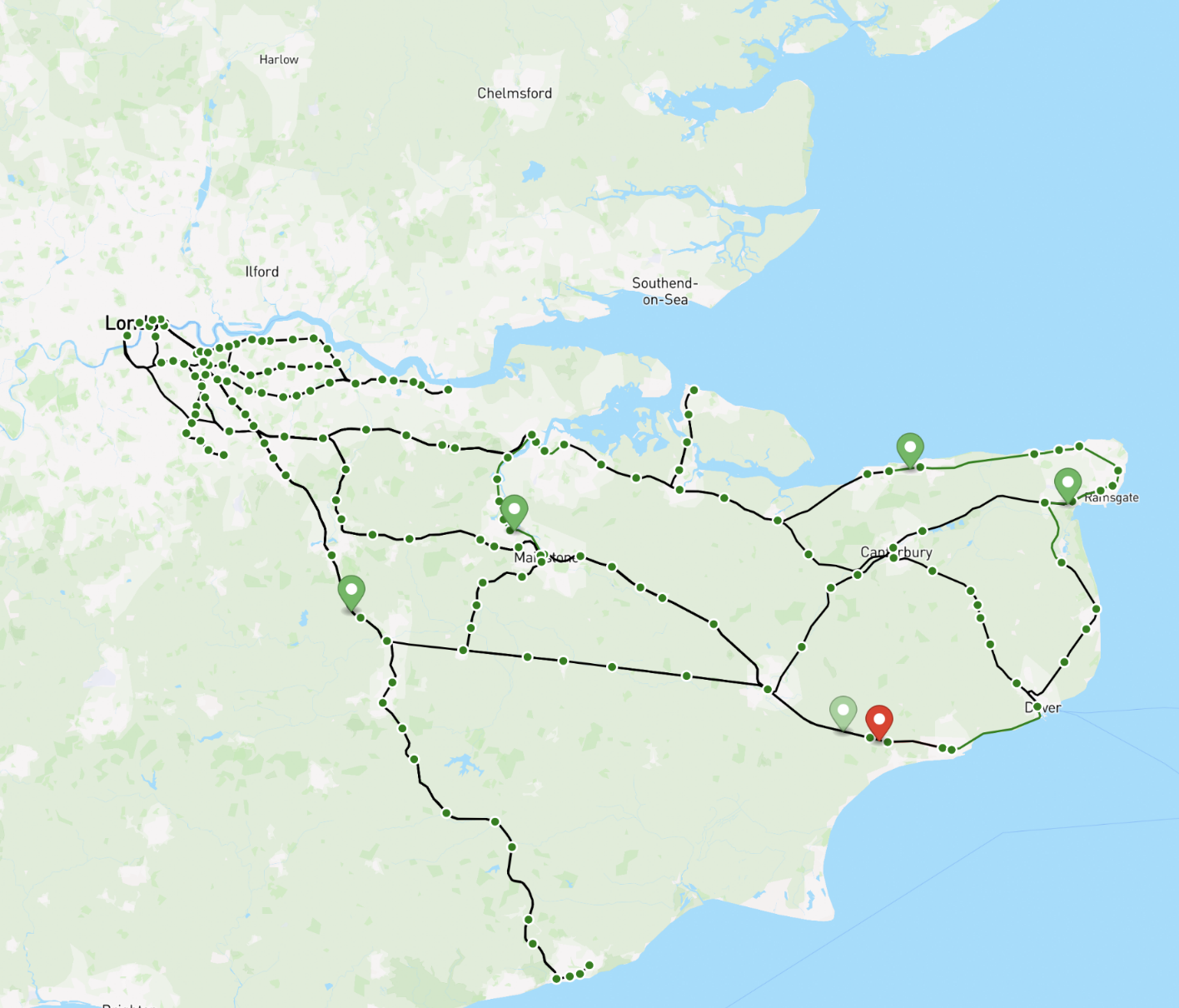 DataSim railway simulation interface screenshot